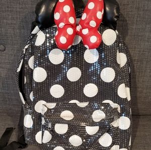Minnie Mouse Sequins Backpack
